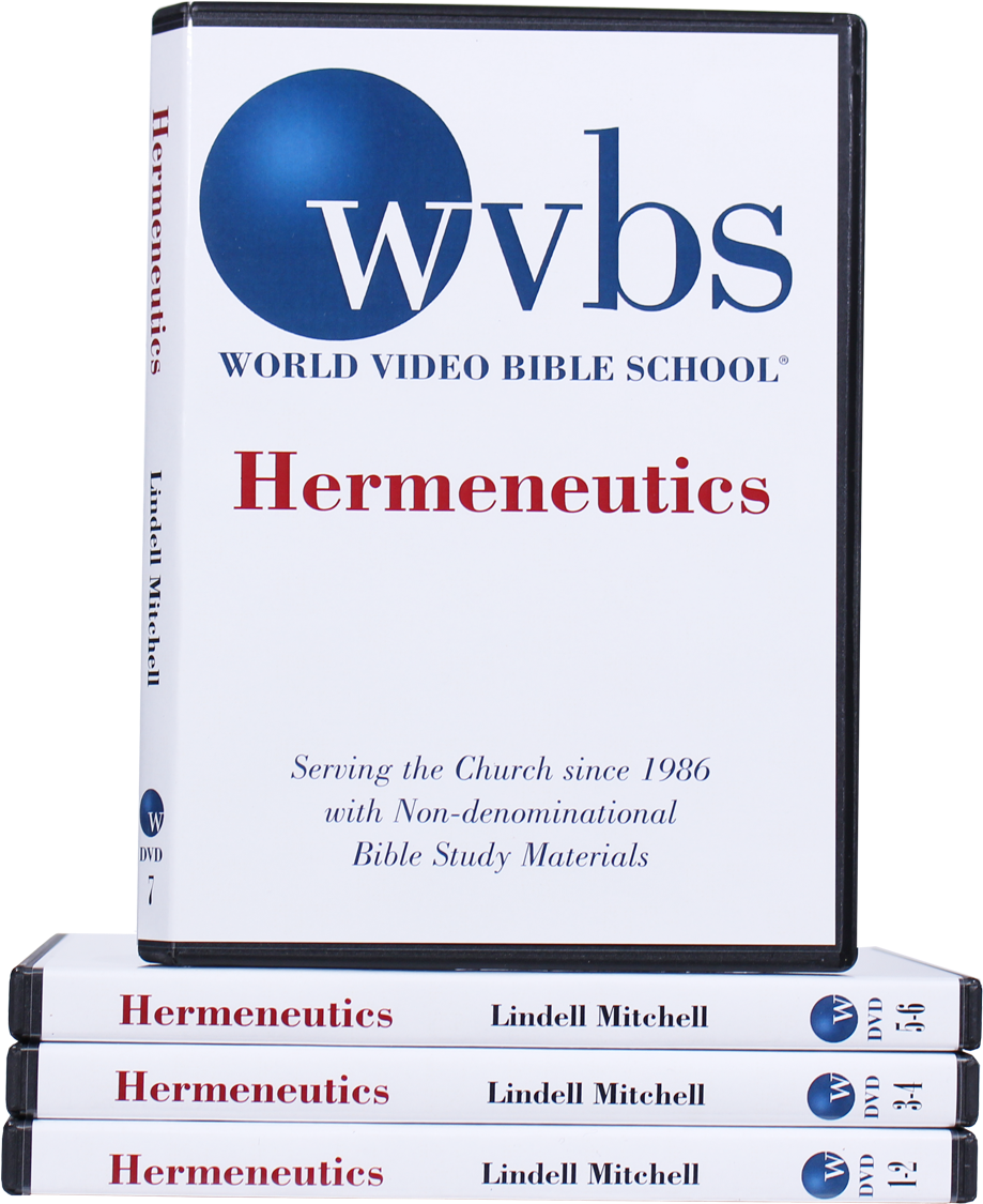 Hermeneutics D V D World Video Bible School PNG