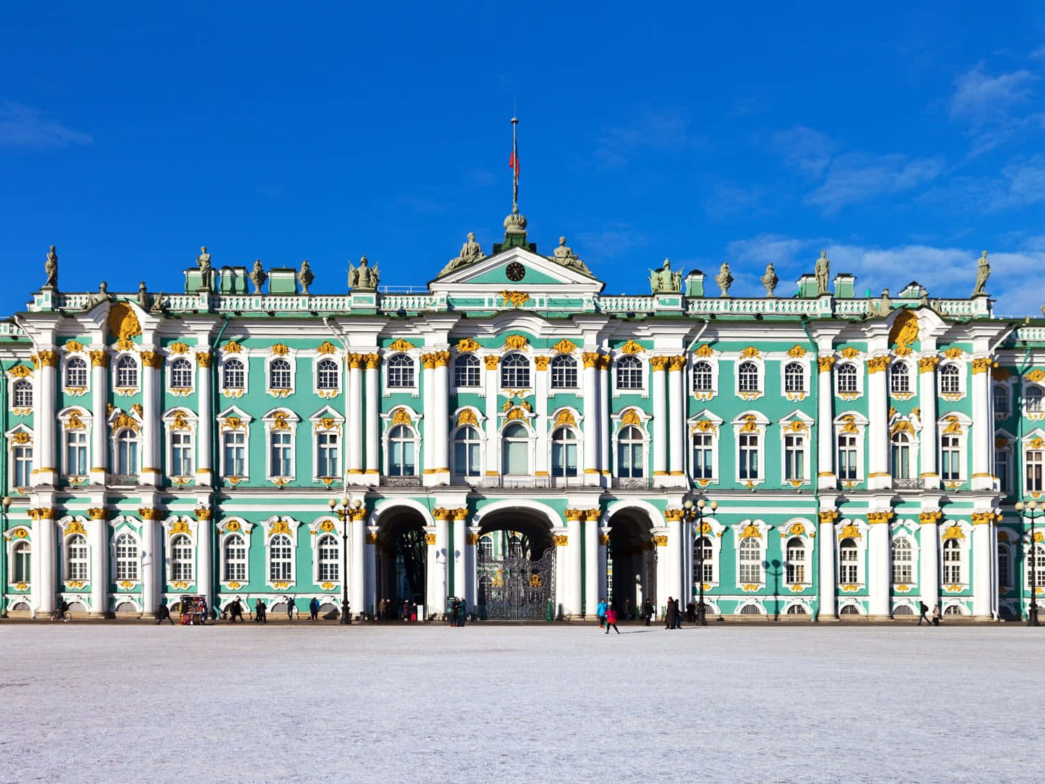 Hermitage Museum Front View Wallpaper