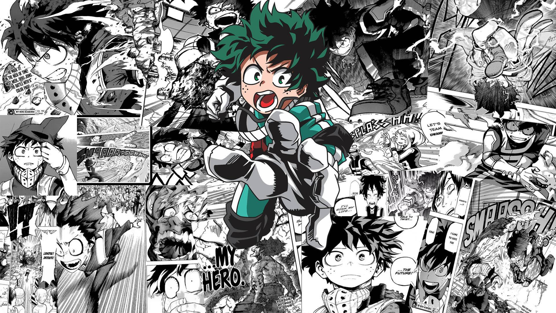 Hero Midoriya Manga Panel
