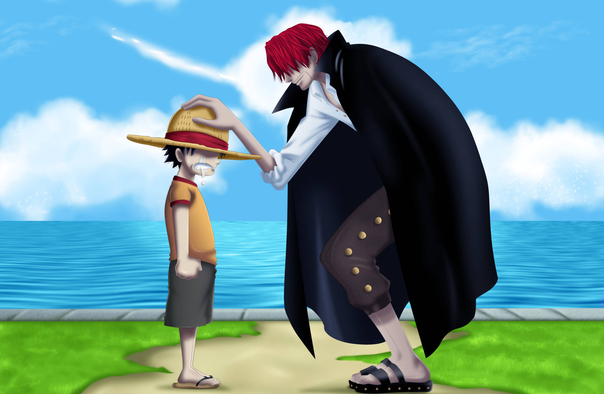 Shanks, Luffy and Ace - Red Hair Shanks wallpaper (36832797) - fanpop -  Page 4