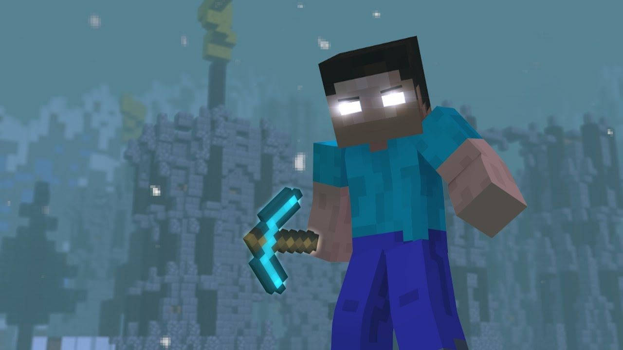 Herobrine Blue Weapon Picture
