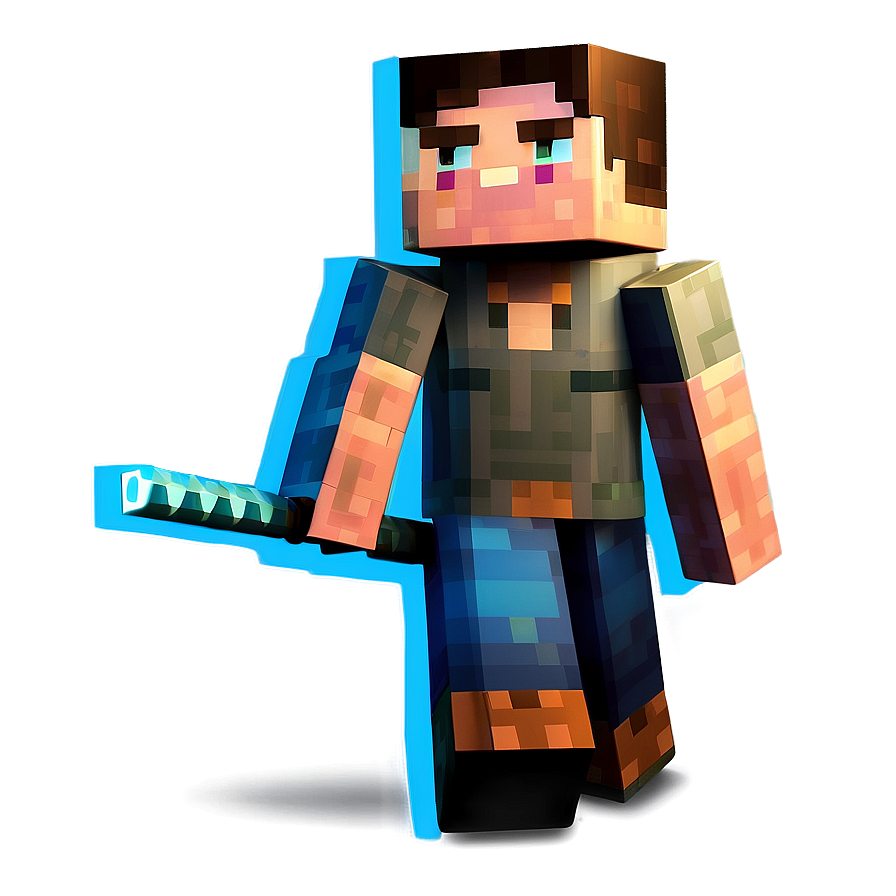 Download Herobrine Minecraft Character Png Hwk | Wallpapers.com