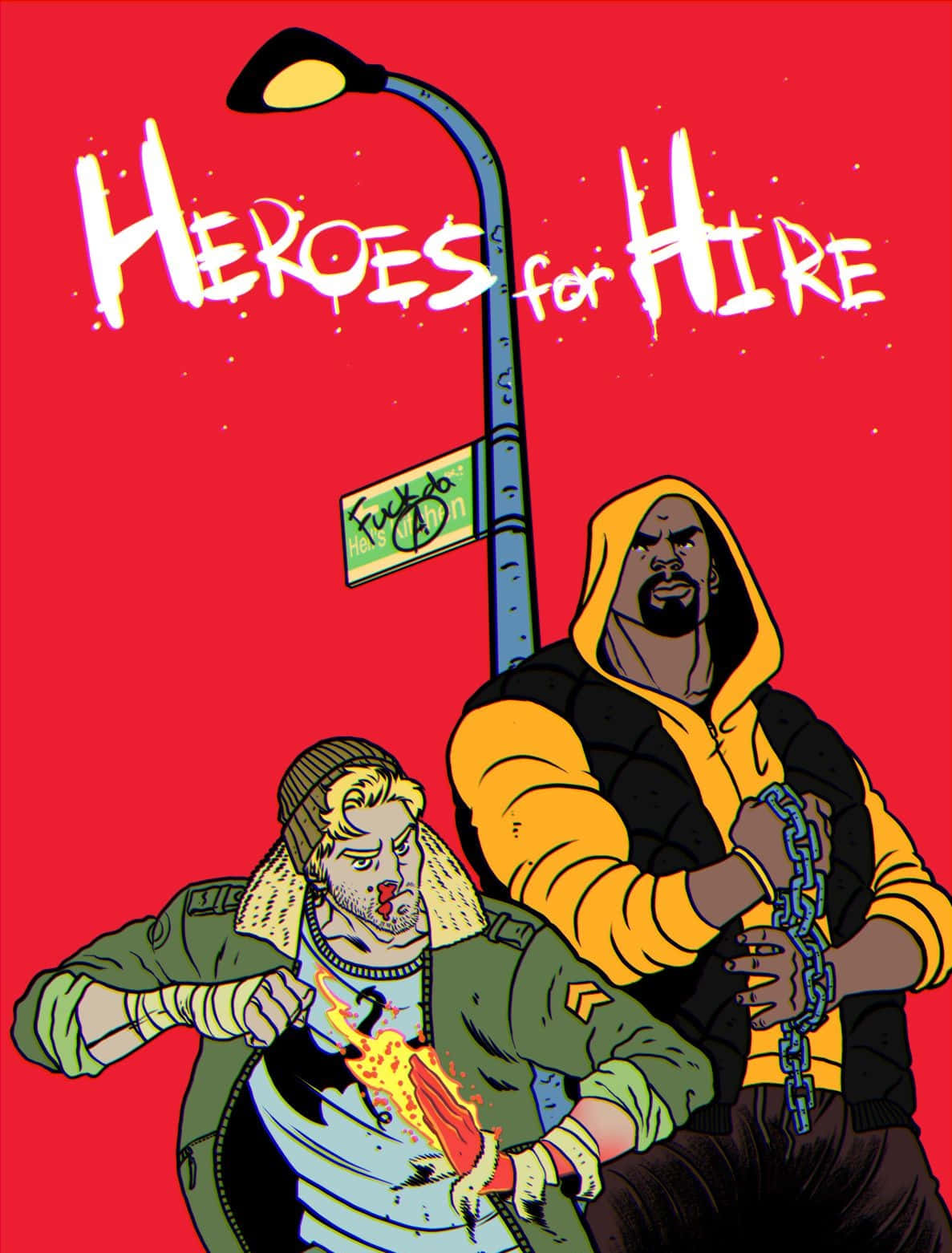 Heroes For Hire - Your Trusted Superhero Team Wallpaper