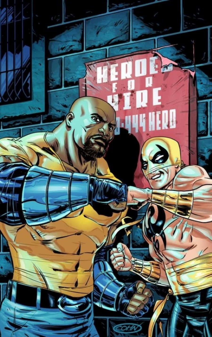 Heroes for Hire in action! Wallpaper