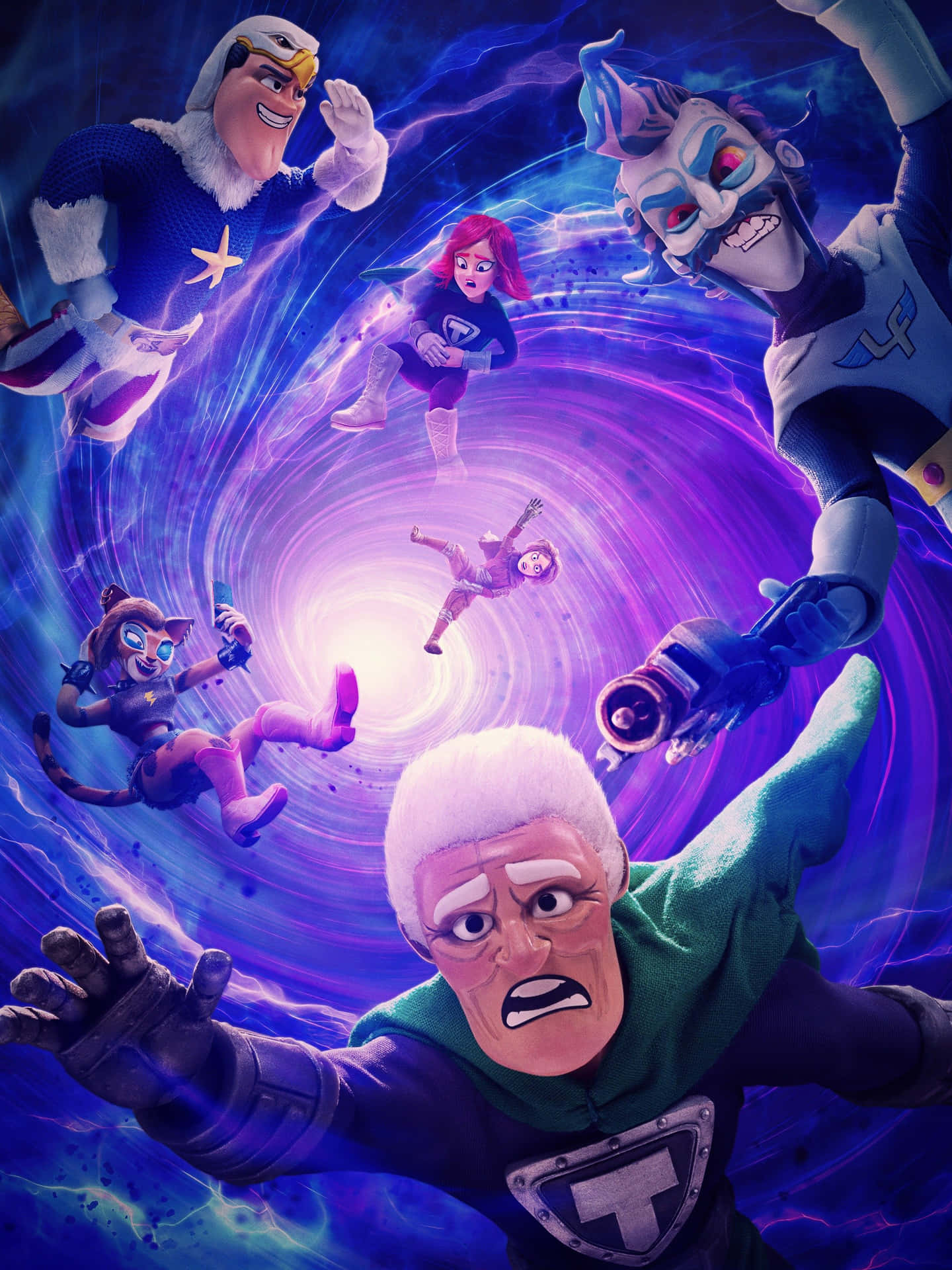 Heroes In Vortex From Supermansion Wallpaper