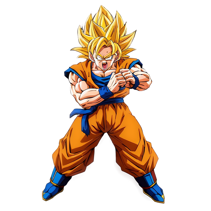 Heroic Goku Ssj3 Pose Png Hry15 PNG