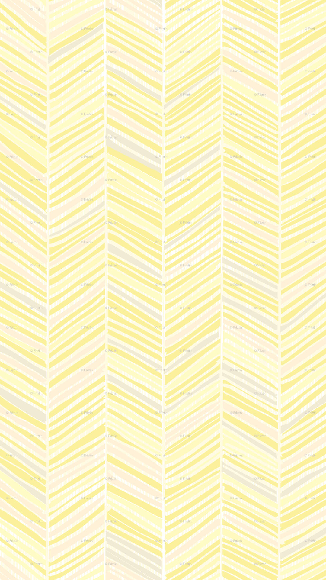 Herringbone Pastel Yellow Aesthetic Wallpaper