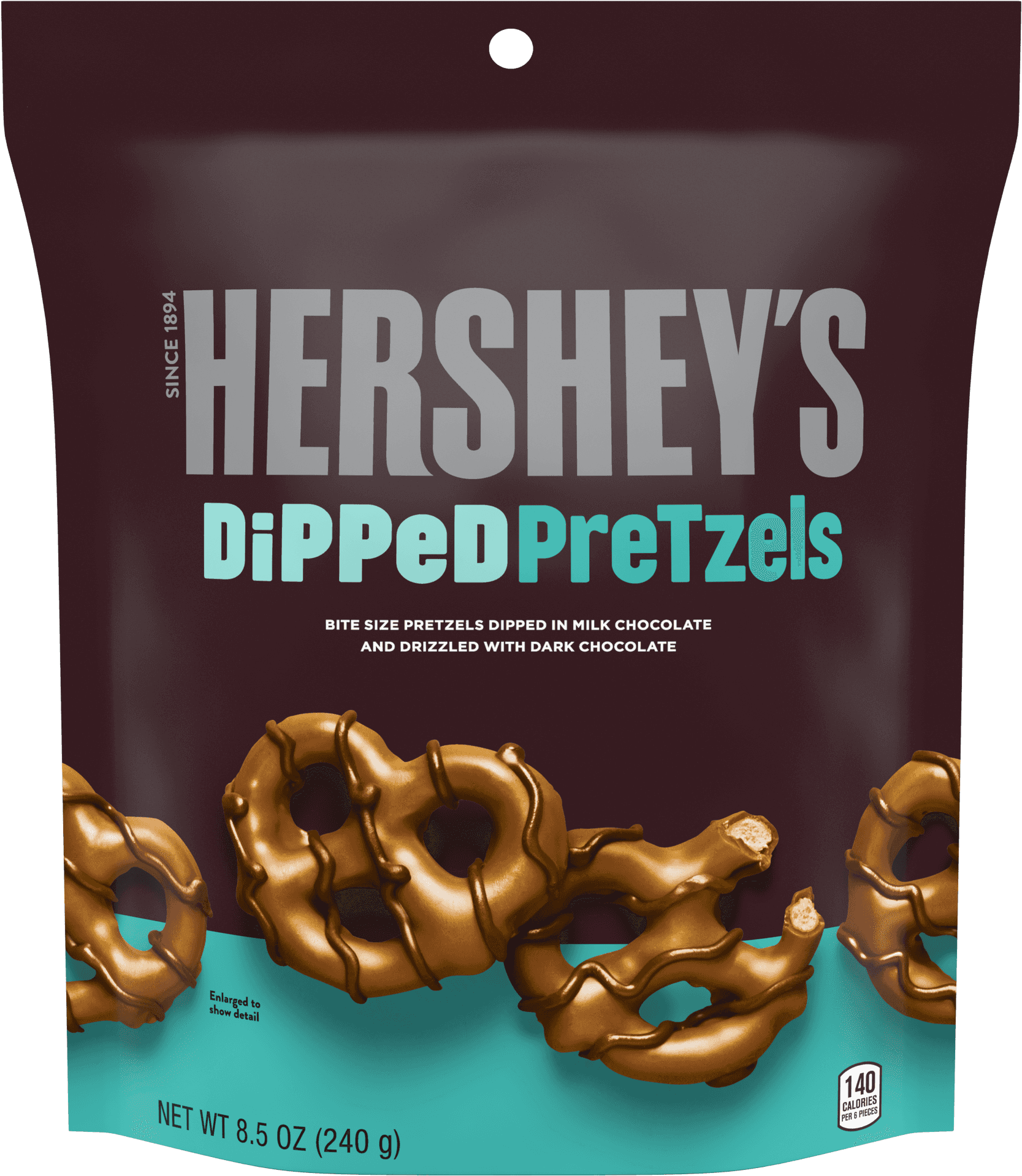 Hersheys Dipped Pretzels Packaging PNG