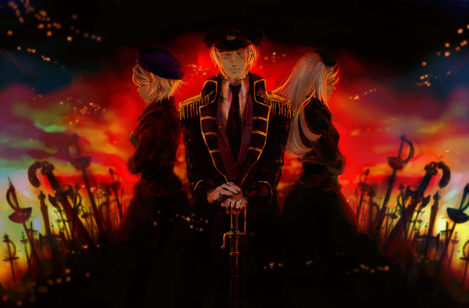 The Axis Powers on Parade Wallpaper