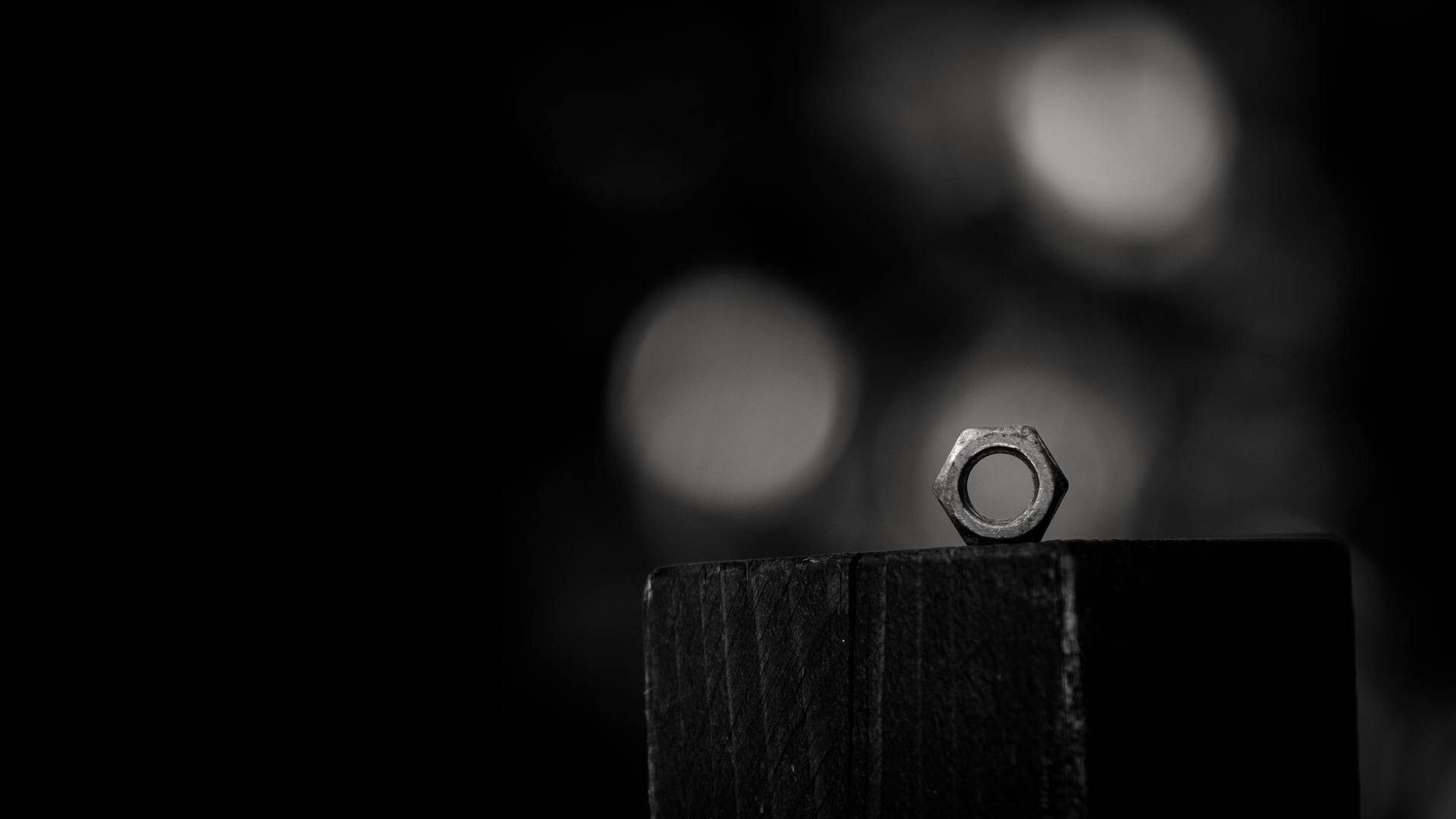 Hex Nut Dark Photography Picture