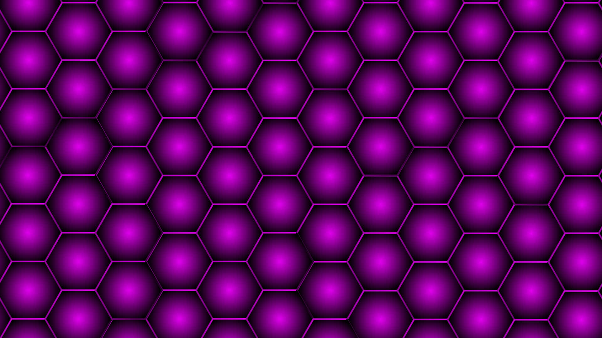 Abstract Shapes in Hexagon Patterns Wallpaper