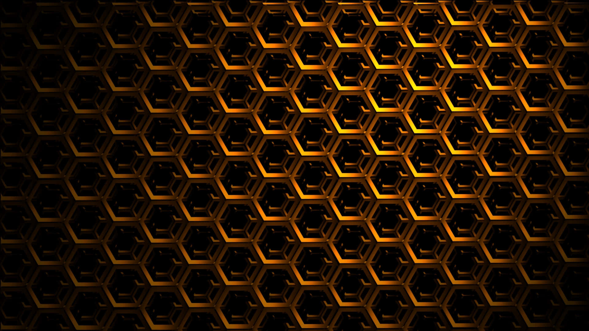 Three-dimensional Hexagon 4K Wallpaper. Wallpaper