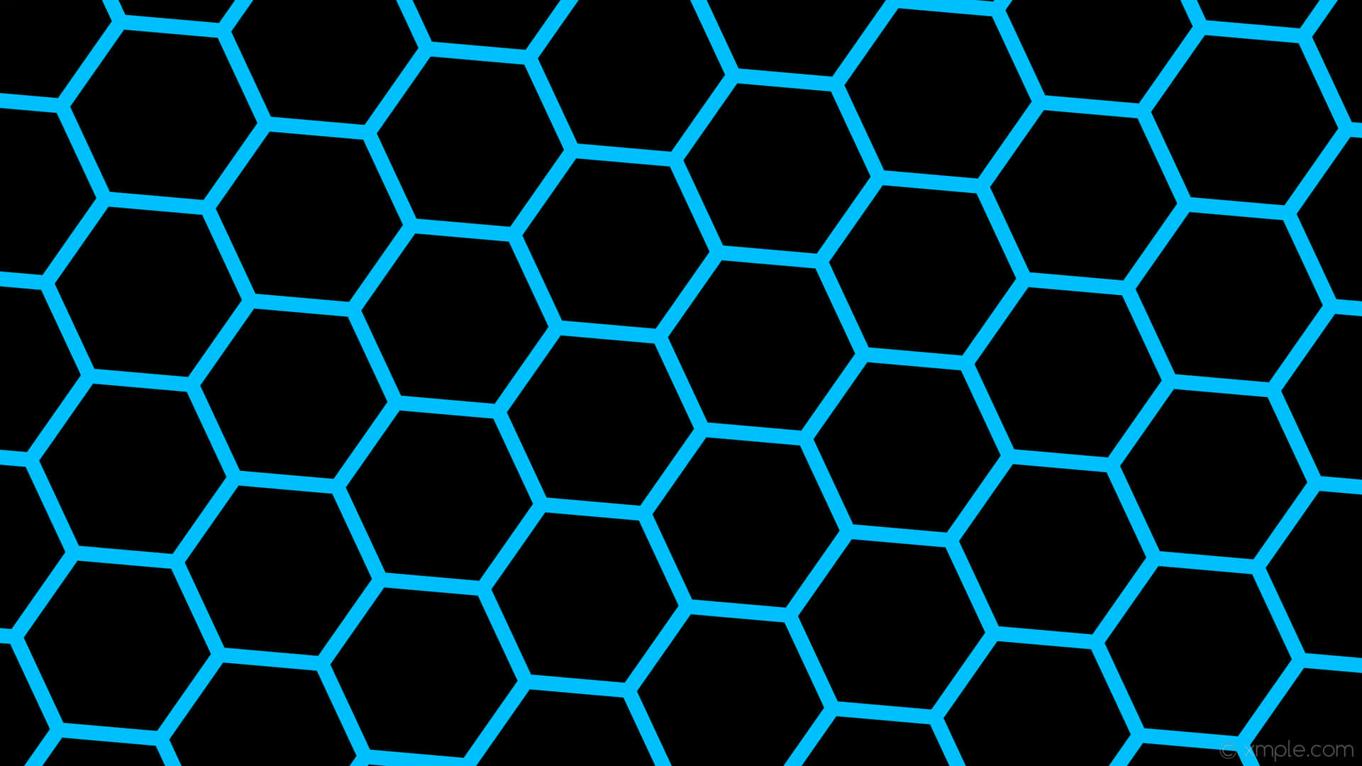 Intricate Shapes of Colorful Hexagons Wallpaper