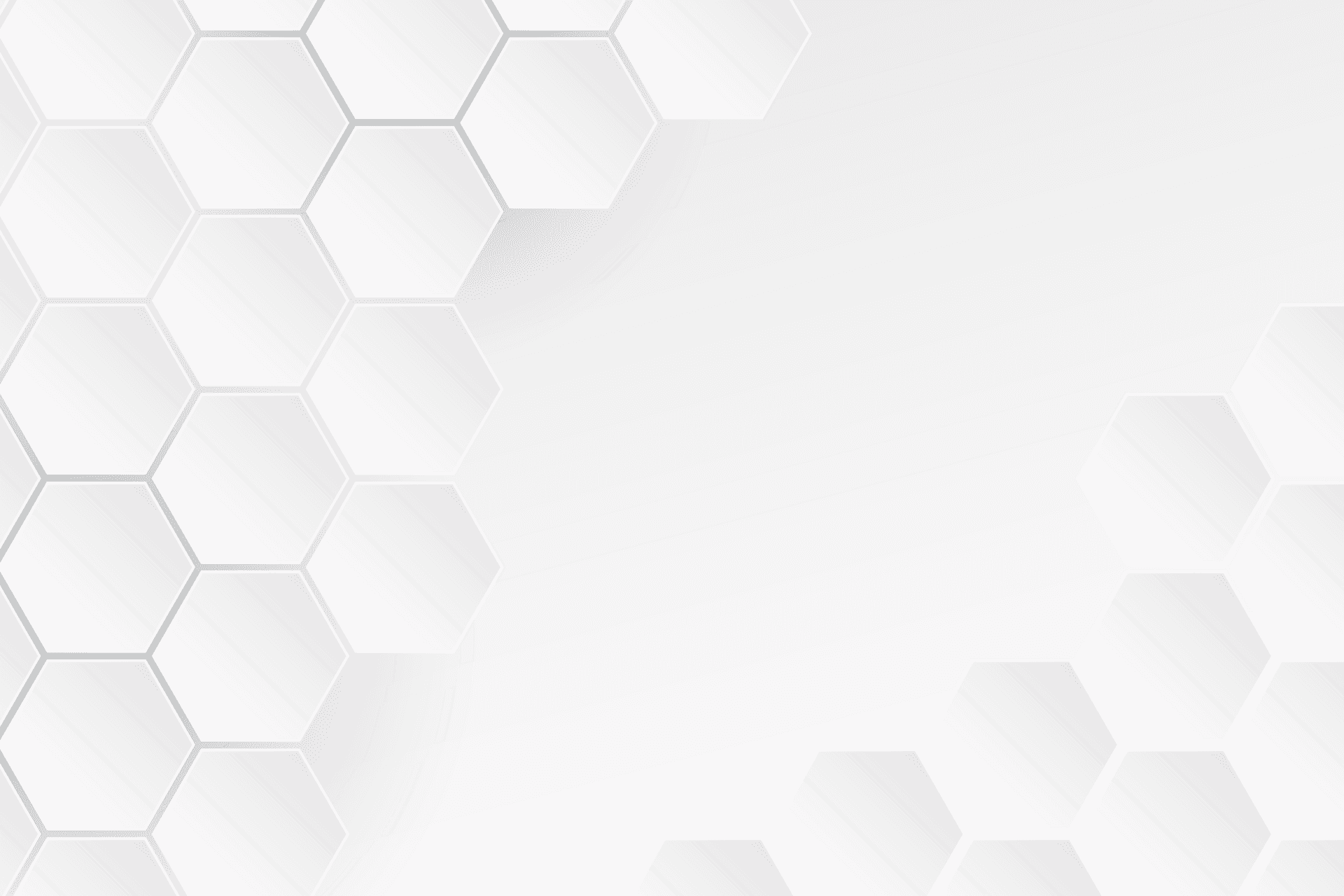 Hexagons in a Modern Art Pattern