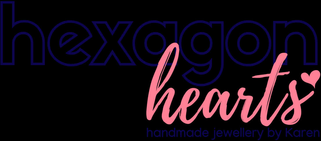 Hexagon Hearts_ Jewellery Logo PNG