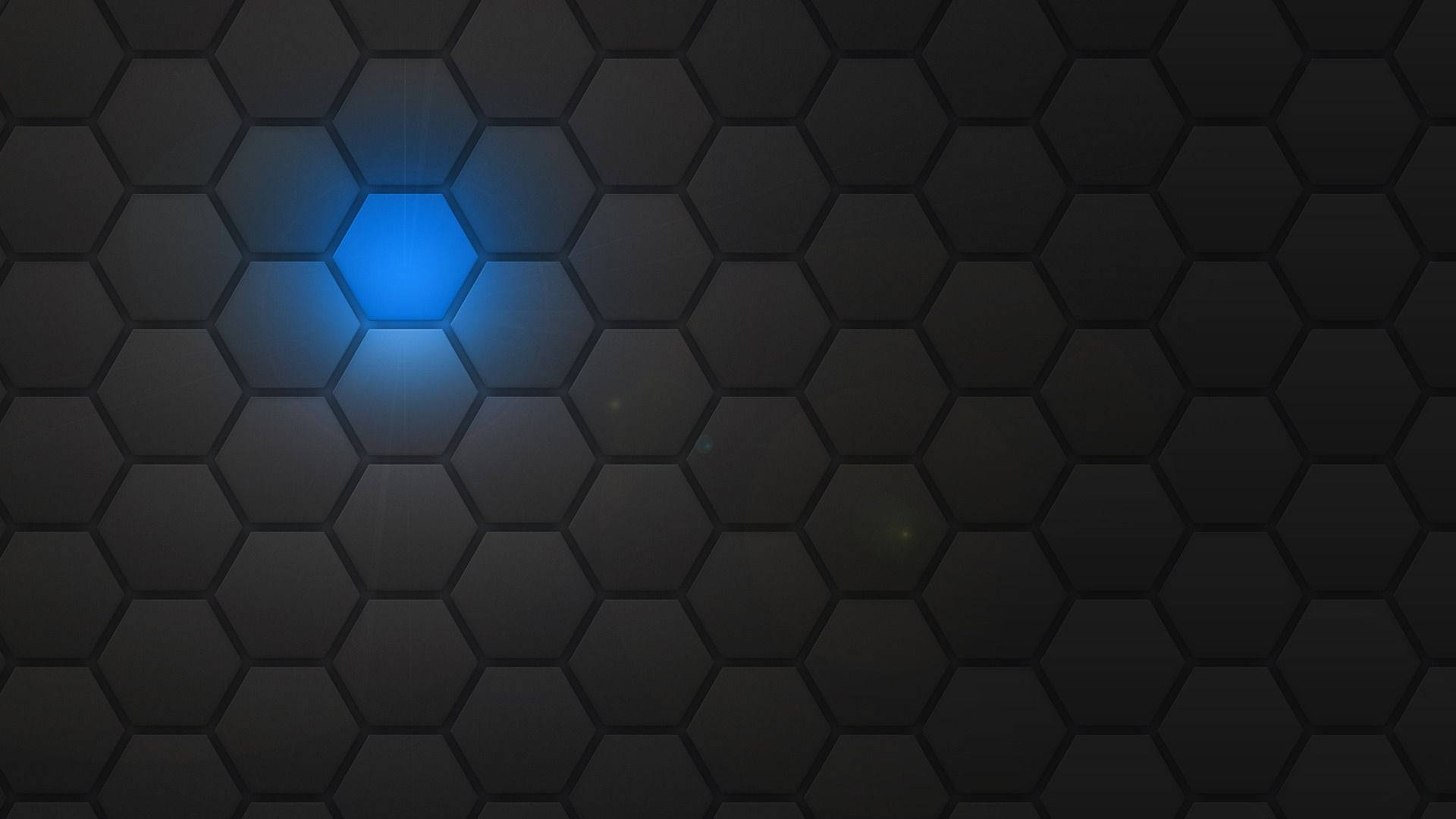 Hexagon Pattern In Dark Gray Wallpaper