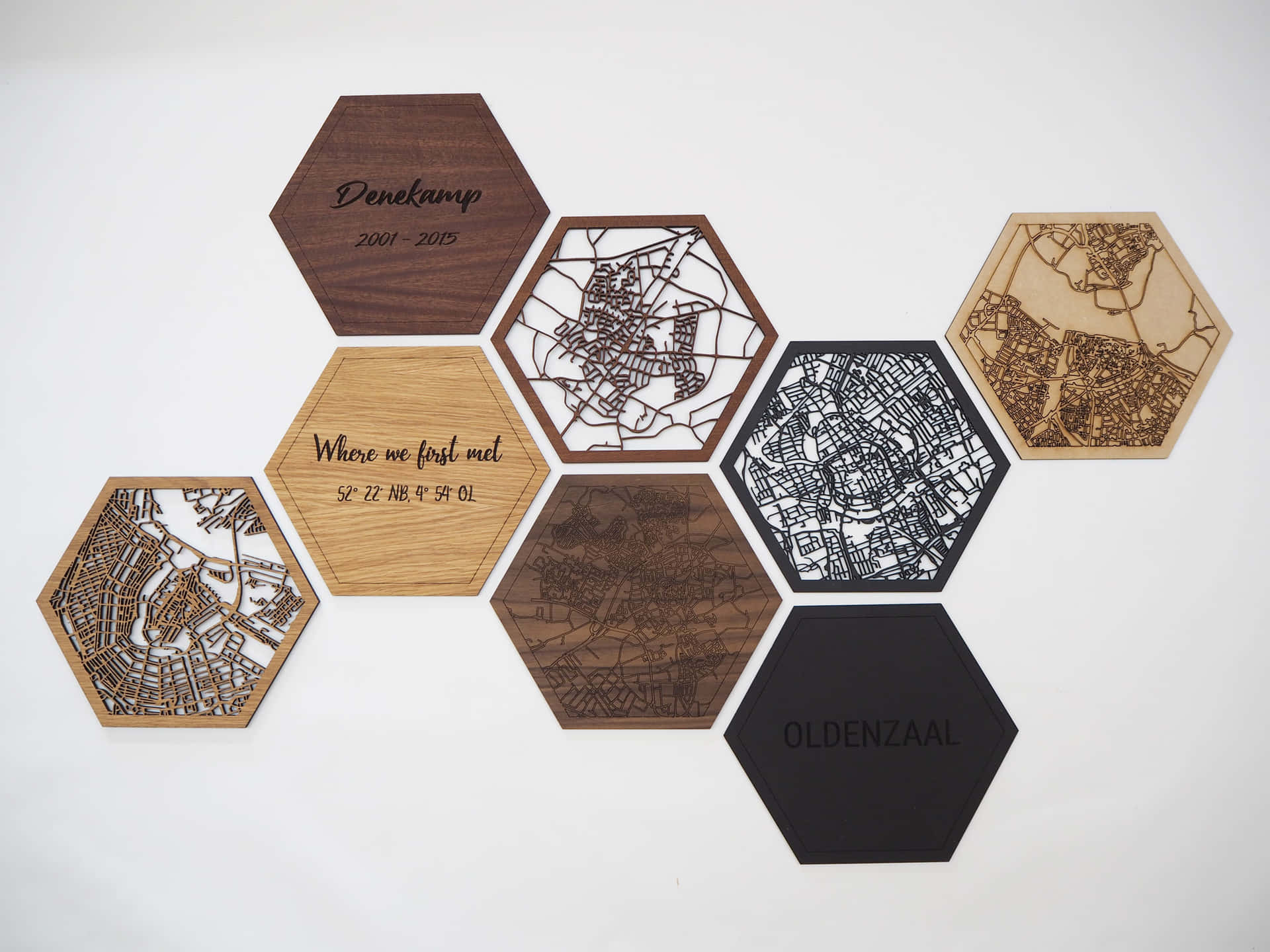Hexagon Wooden Pattern Picture