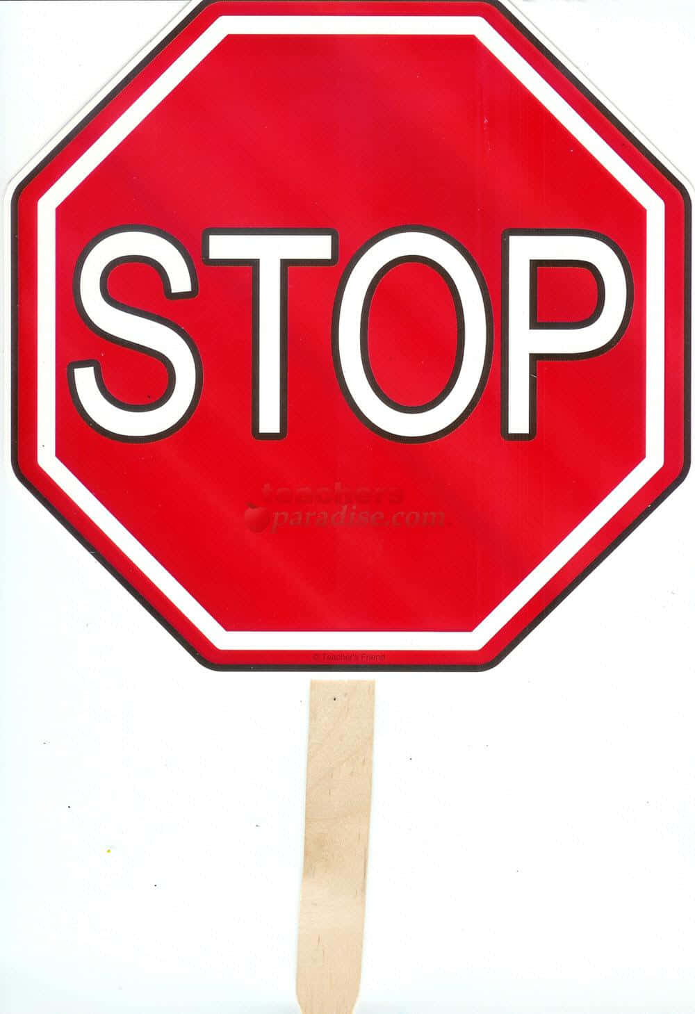 Hexagon Cartoon Stop Sign Picture