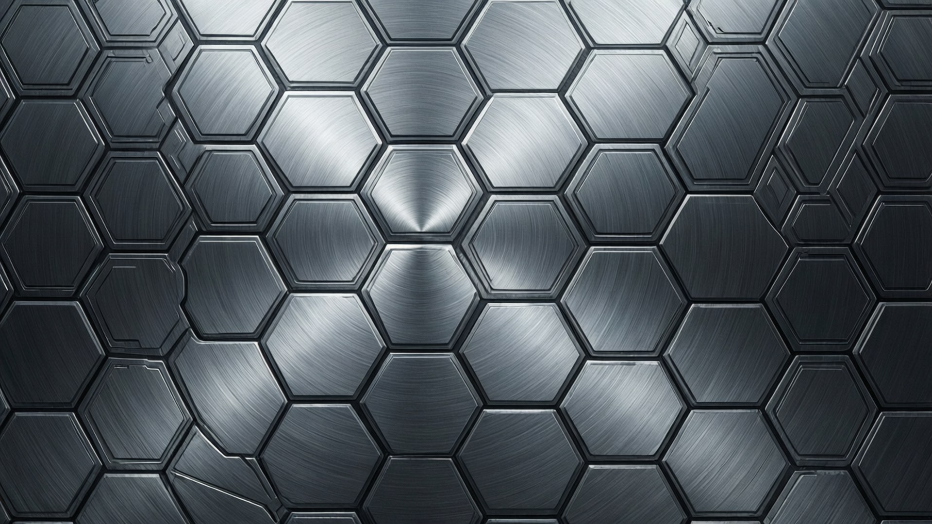 Hexagonal Adamantium Pattern Bakgrunner