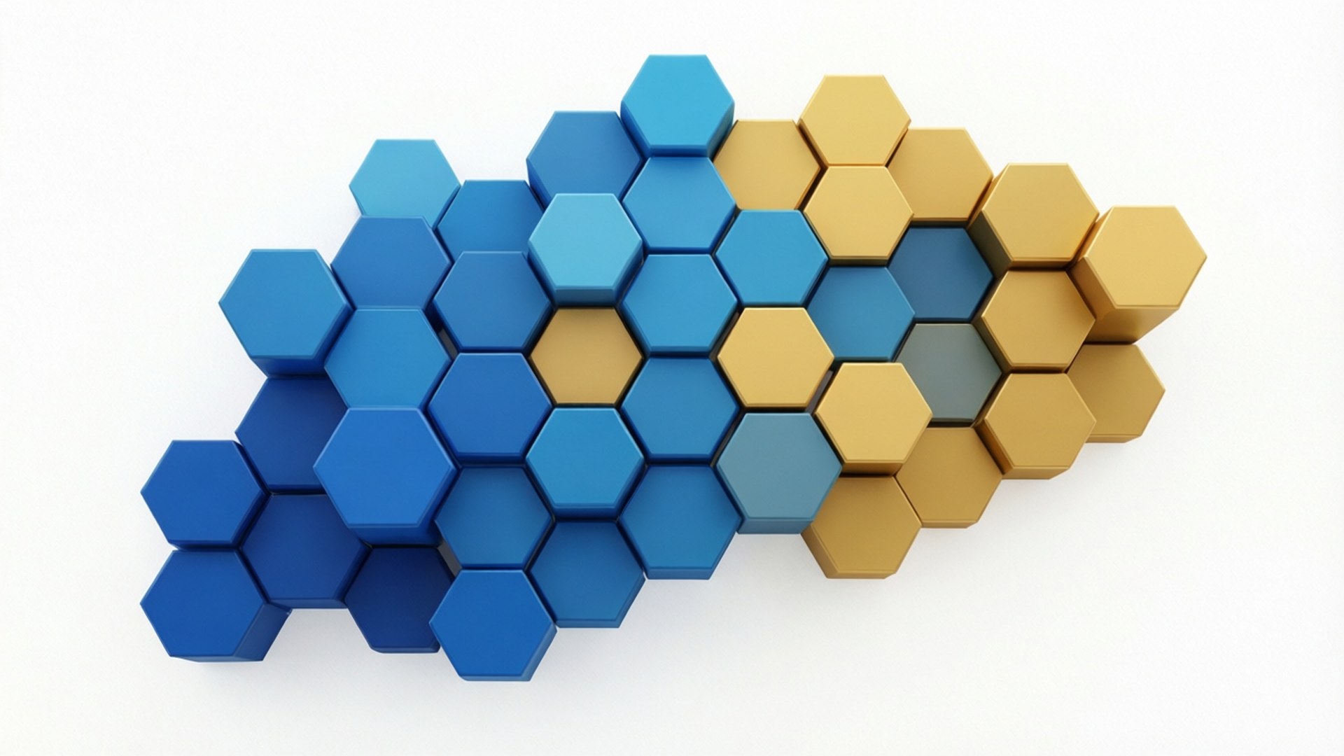 Hexagonal Histogram Wallpaper