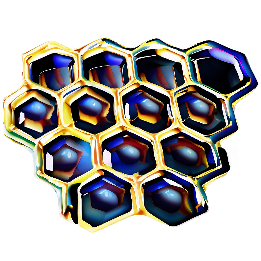 Hexagonal Honeycomb Png 05232024 PNG