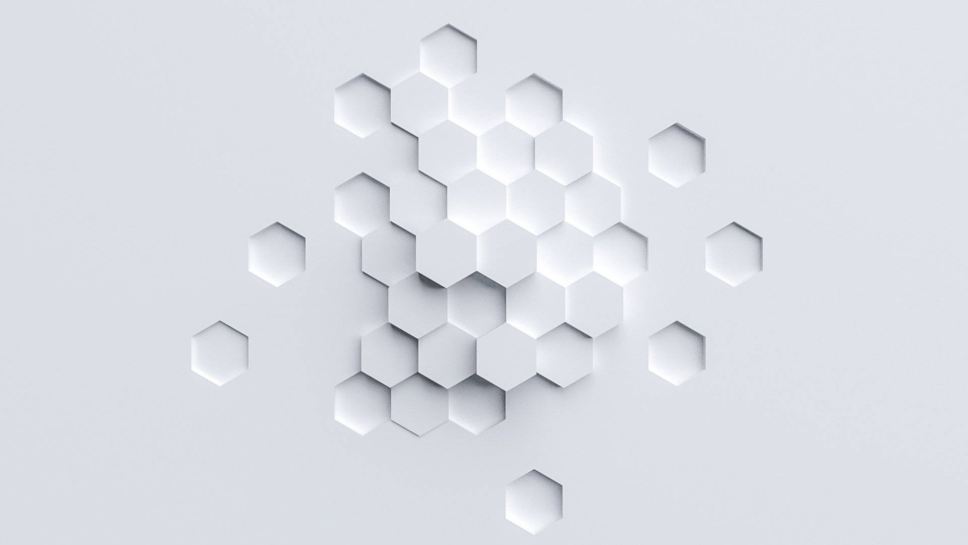 Hexagonalvägggravyr Wallpaper