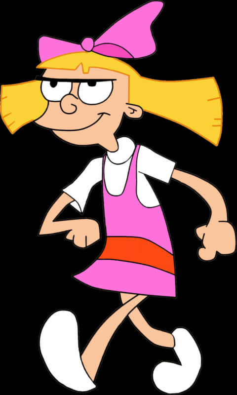 Hey Arnold Character Walking PNG