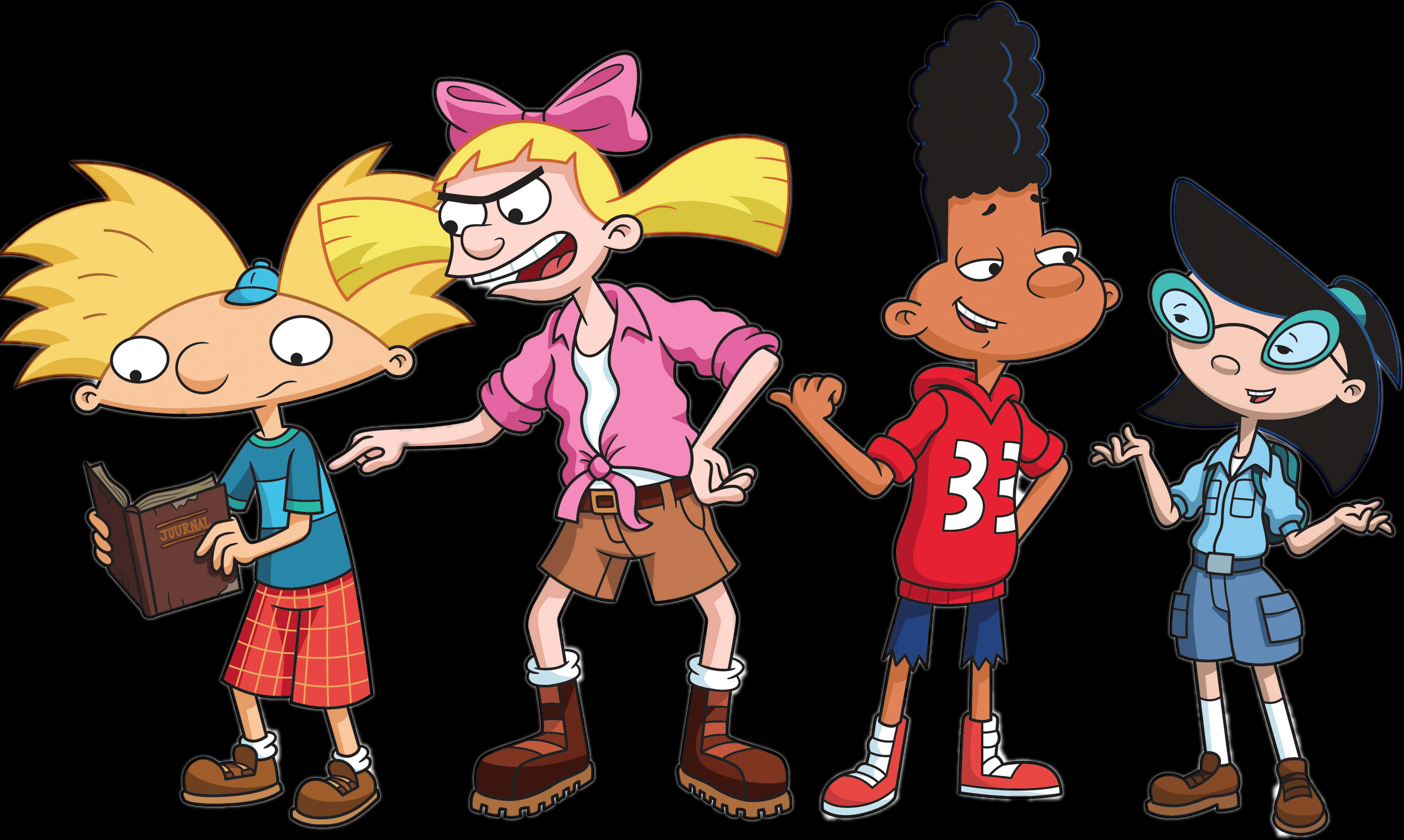 Download Hey Arnold Characters | Wallpapers.com