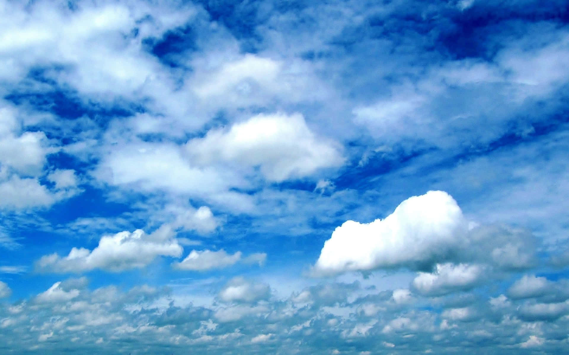 Høj opløsning himmel forskellige typer af skyer Wallpaper