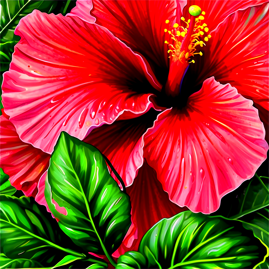 Hibiscus Close-up Png Ybu PNG