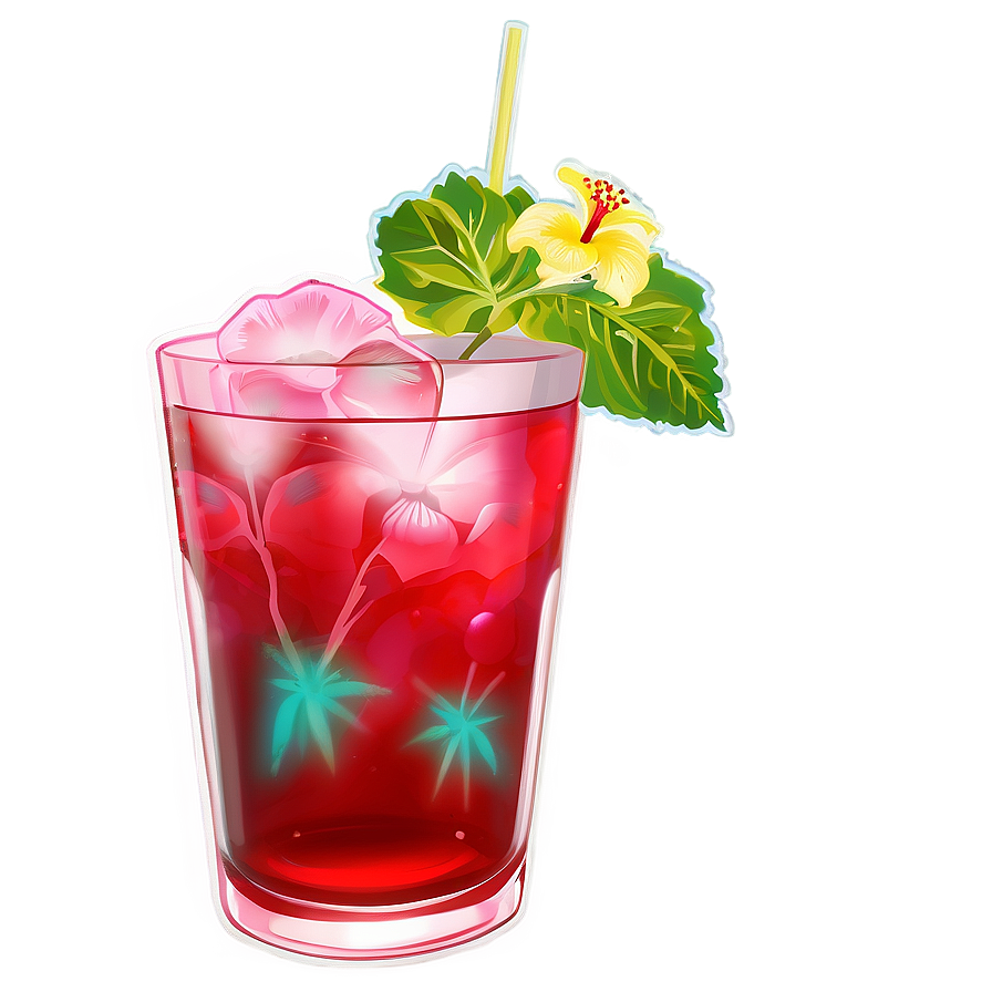 Hibiscus Iced Tea Charm Png 27 PNG