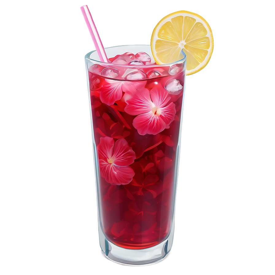 Hibiscus Iced Tea Charm Png Pdi6 PNG