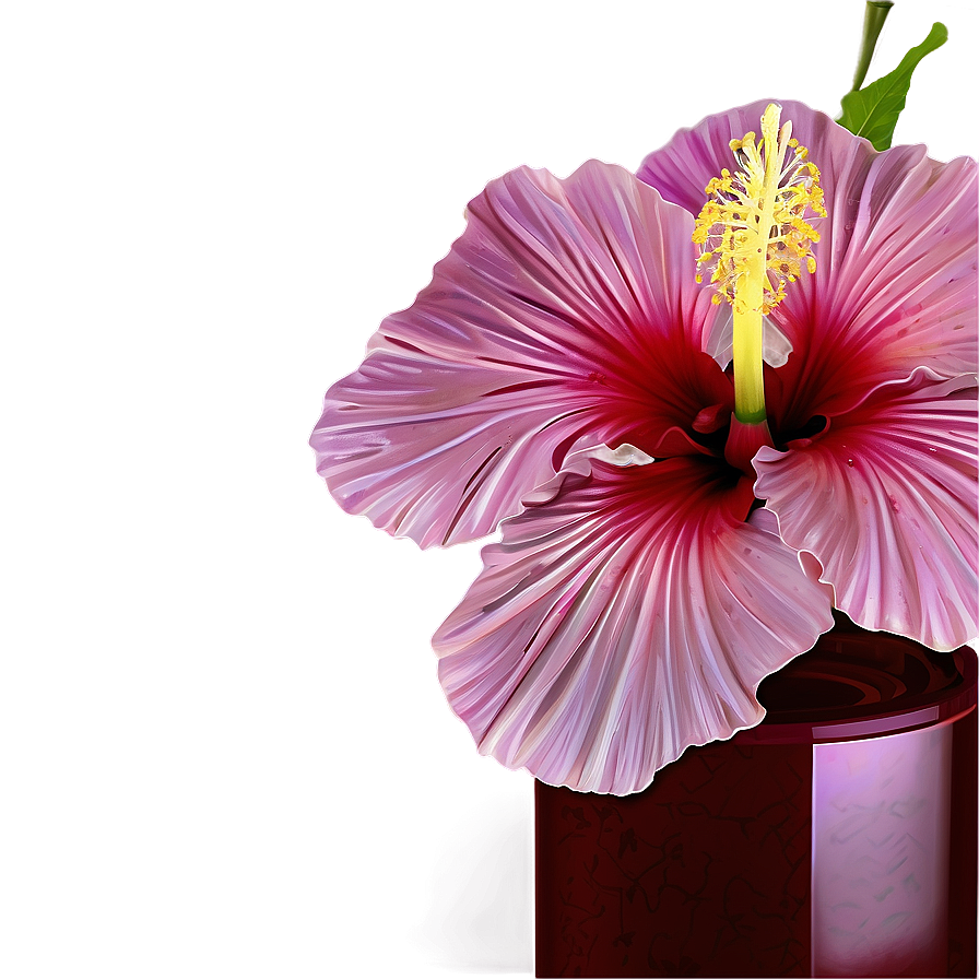 Hibiscus In Vase Png 82 PNG