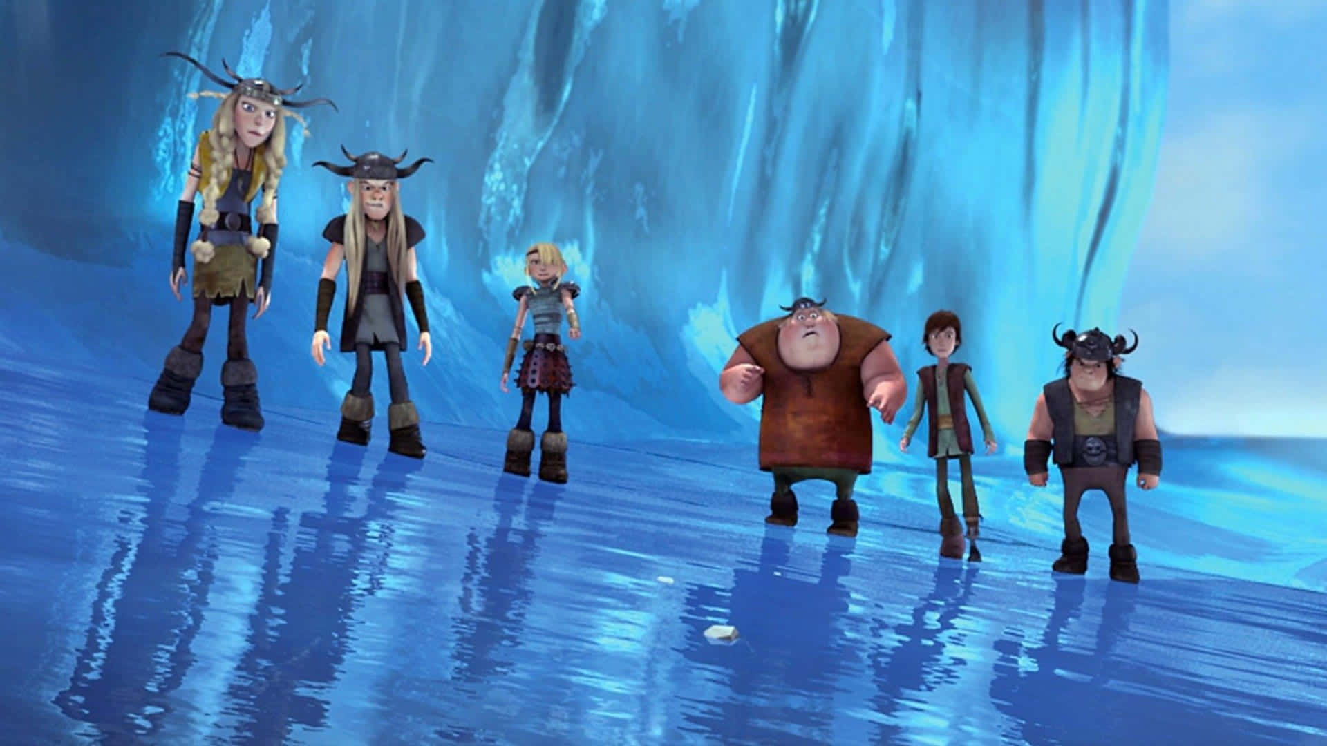 Hiccup And Friends From Dragons Riders Of Berk Wallpaper