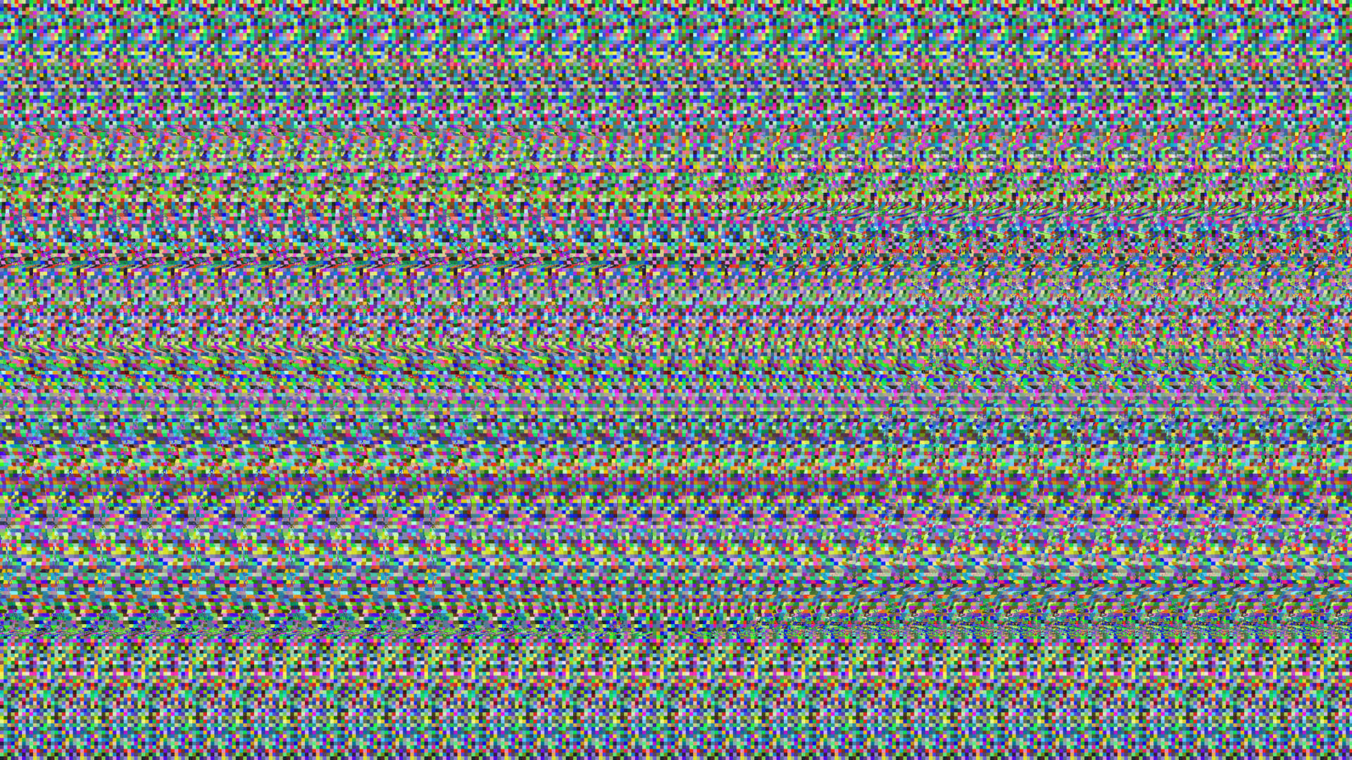 A Colorful Pixelated Pattern With A Rainbow Of Colors