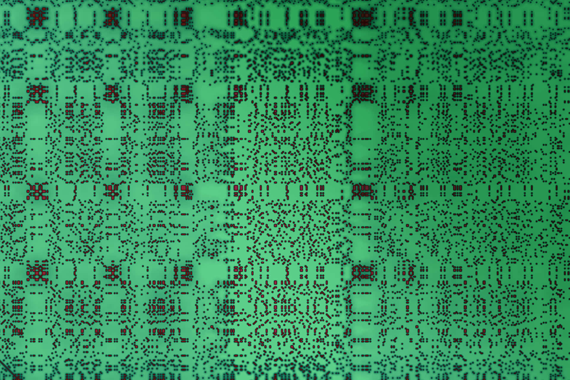 A Green And Black Pixelated Pattern