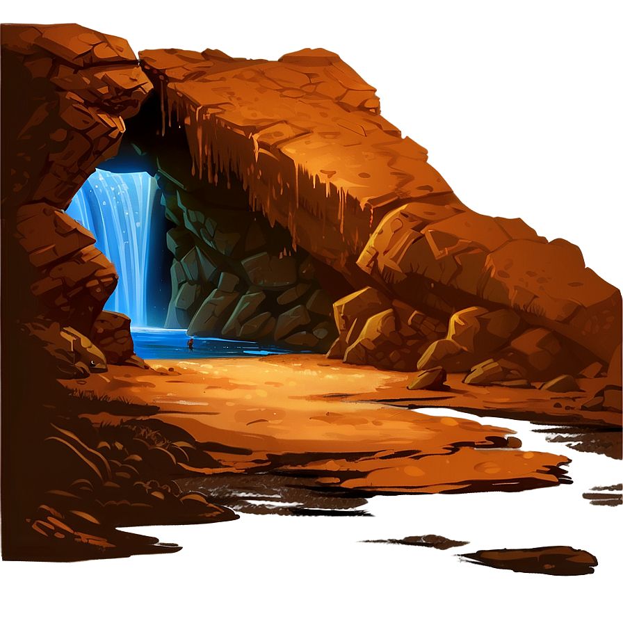 Hidden Cave Entrance Png God74 PNG