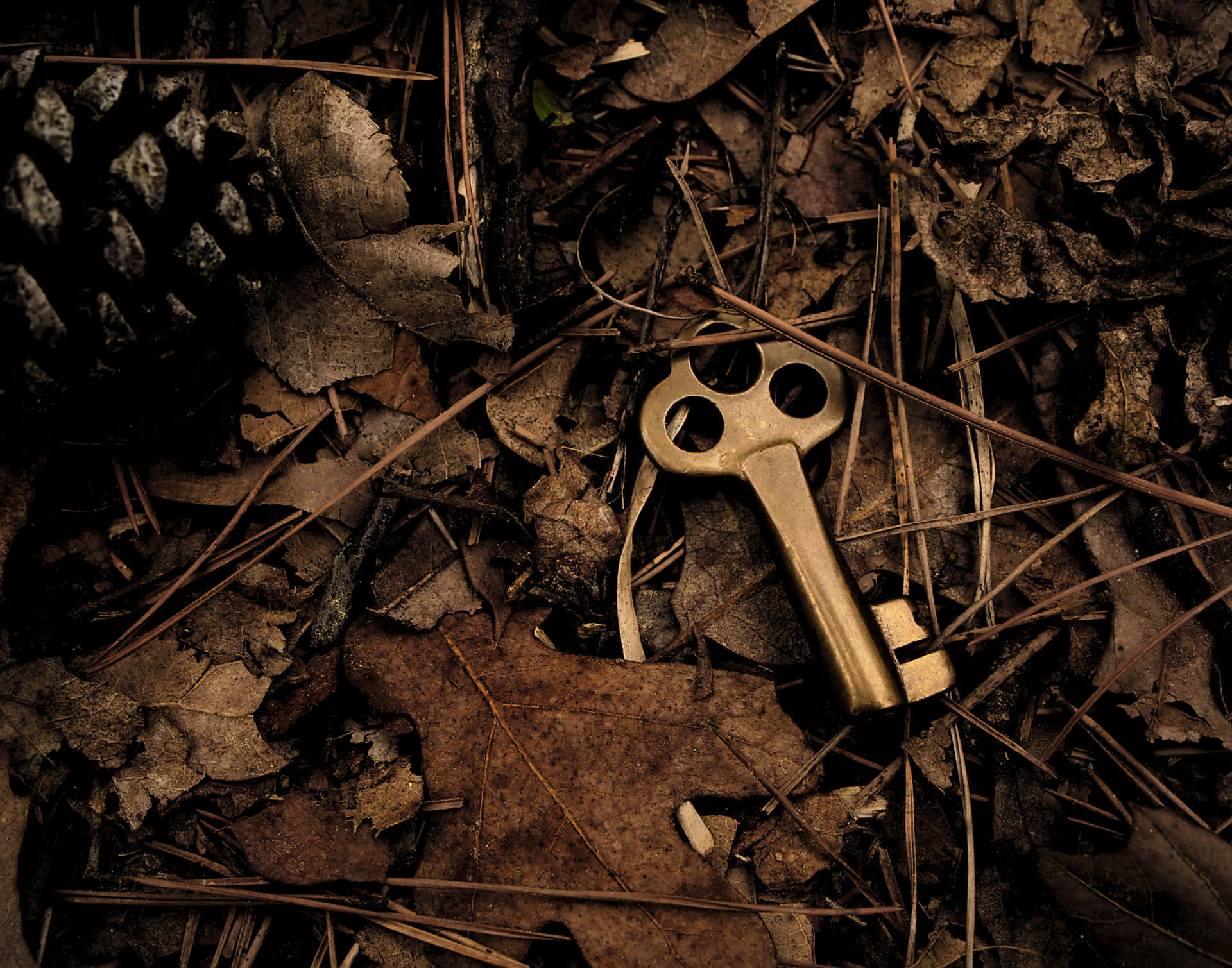 A Key Is Laying On The Ground Wallpaper