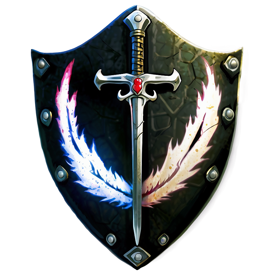 Hidden Sword And Shield Png 06252024 PNG