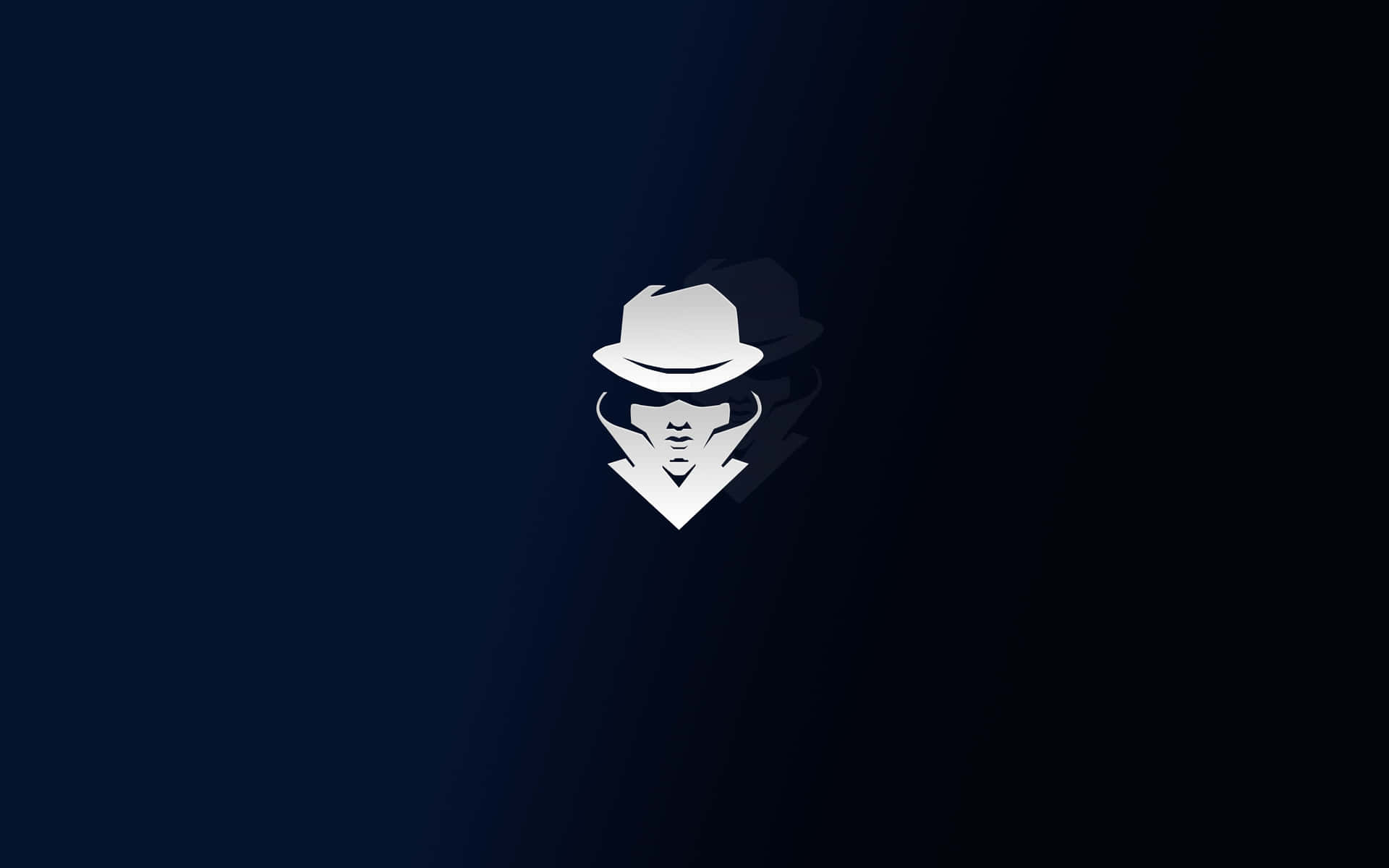 A Logo With A Man In A Hat Wallpaper