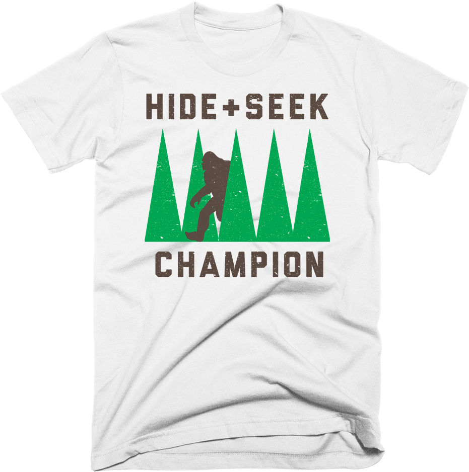 Hideand Seek Champion Shirt PNG