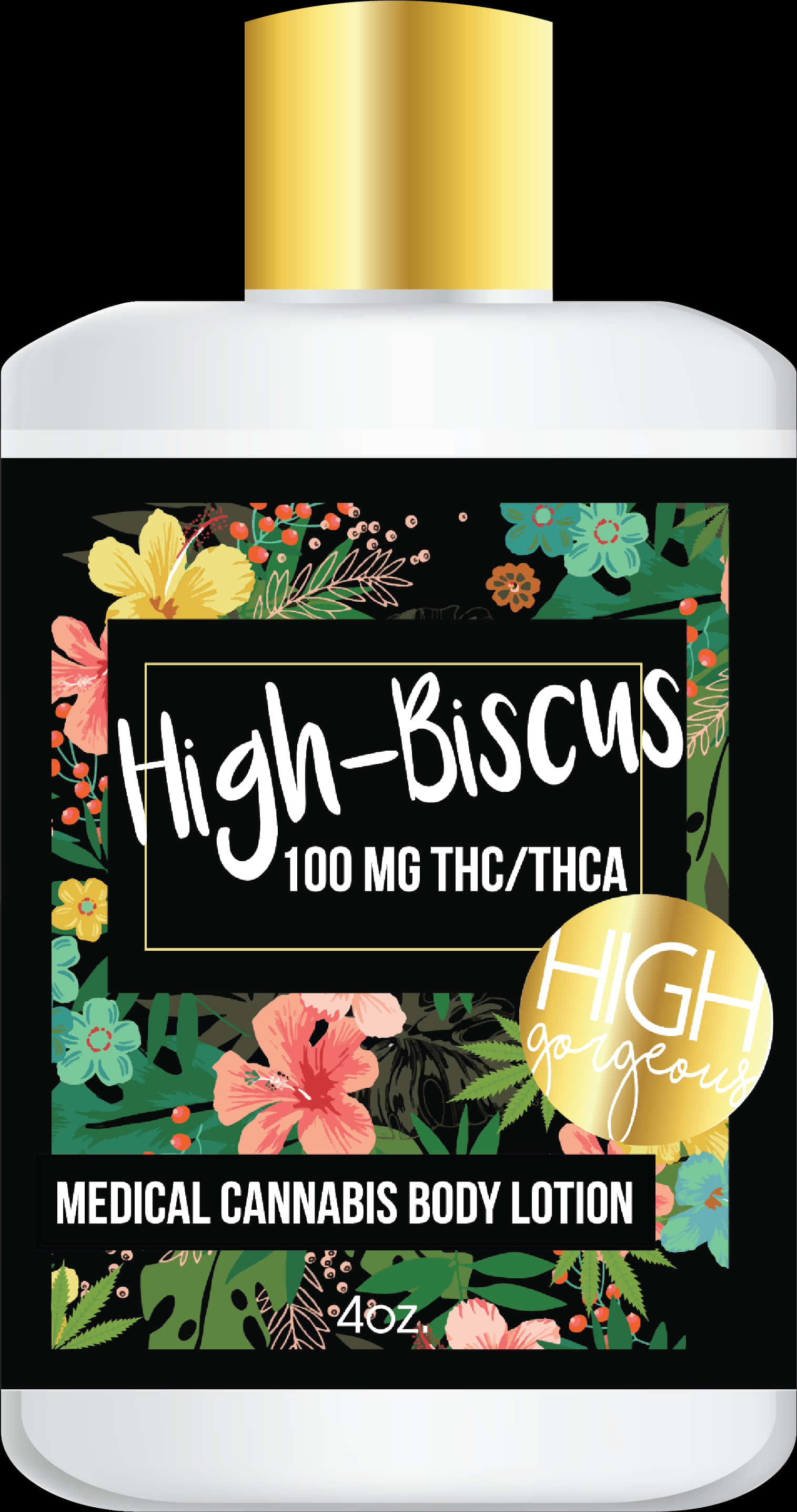 High Biscus Cannabis Body Lotion Product Wallpaper