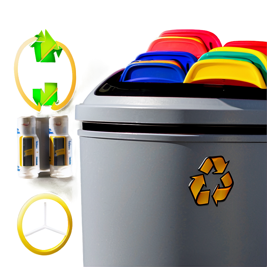 High-capacity Recycle Bin Png 06132024 PNG