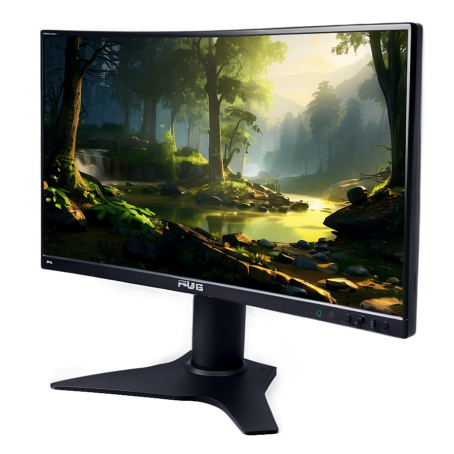 High Contrast Gaming Monitor Png 13 PNG