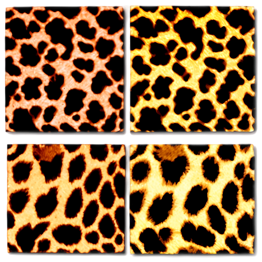 High Contrast Leopard Print Png Jce94 PNG