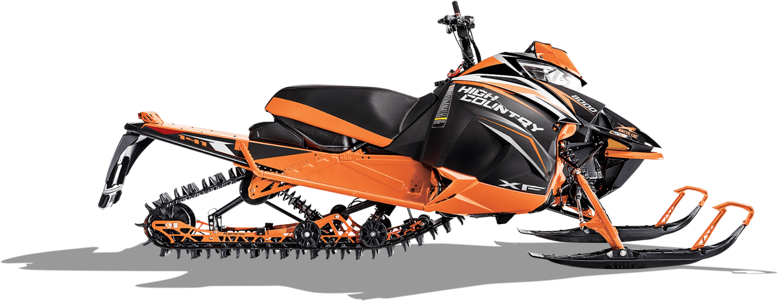 High Country X F Snowmobile Side View PNG