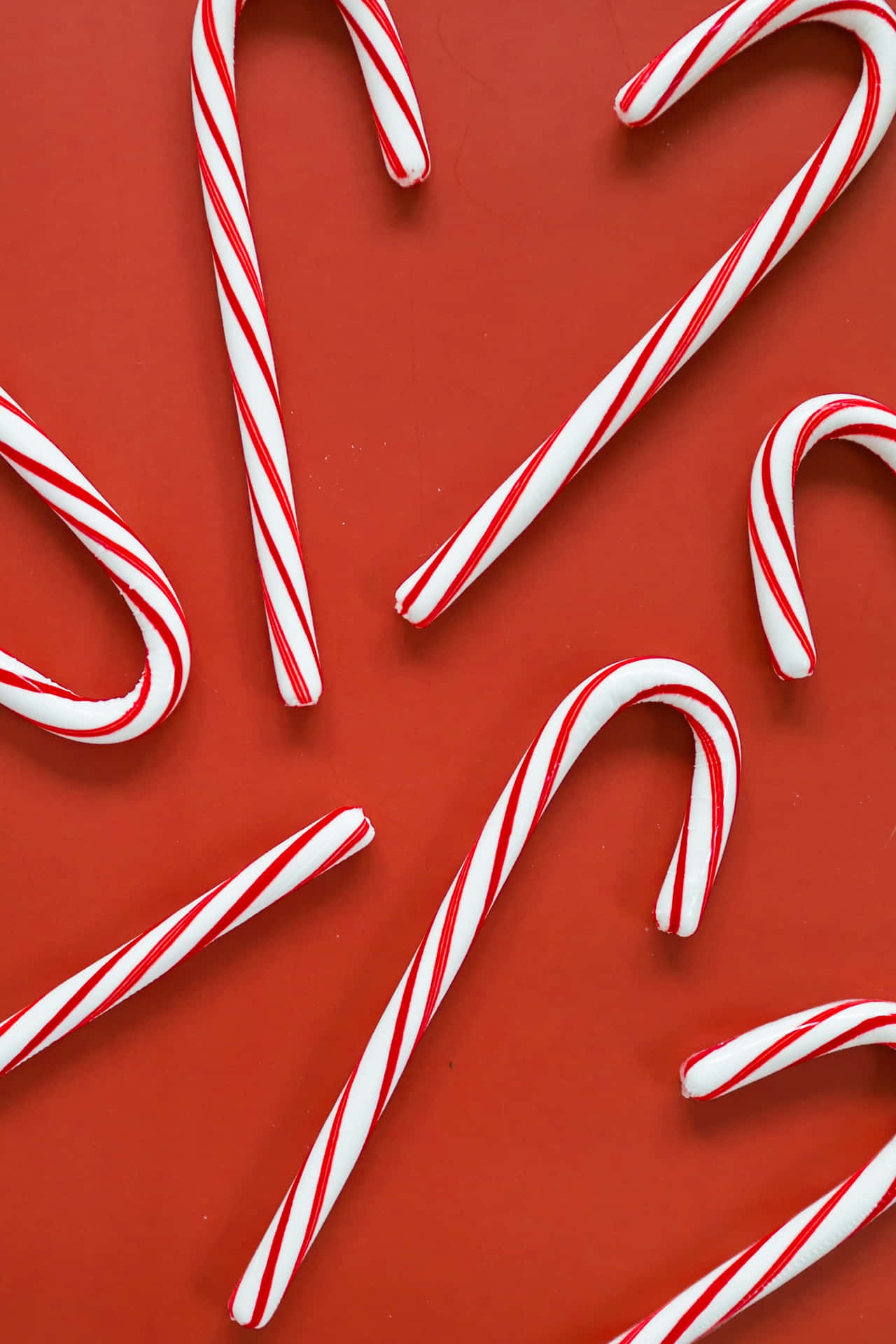 High Definition Candy Cane Christmas Background