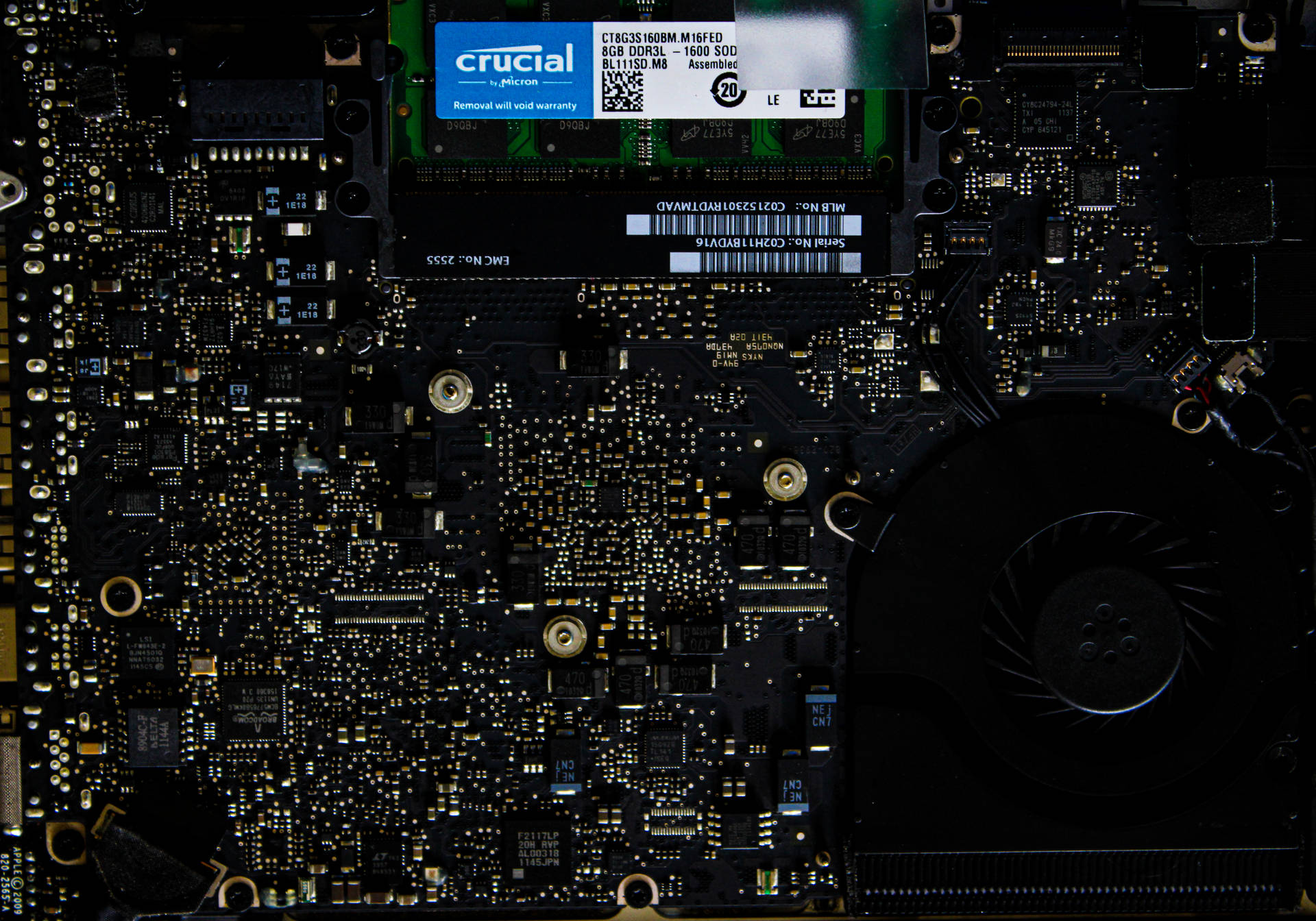 High-detail Image Of A Computer Motherboard Wallpaper