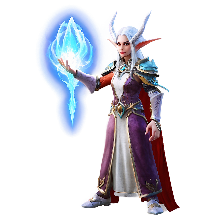 Download High Elf Mage Spellcasting Png Bur | Wallpapers.com