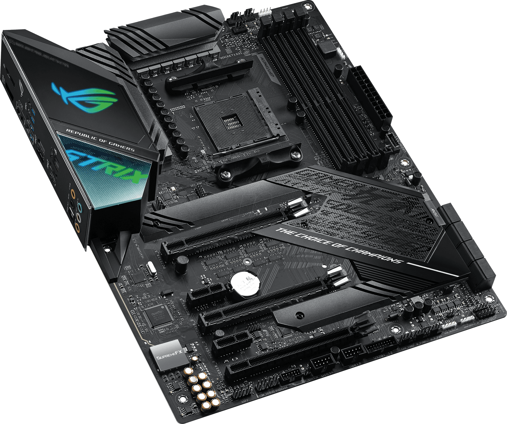 High End Gaming Motherboard R O G Strix PNG